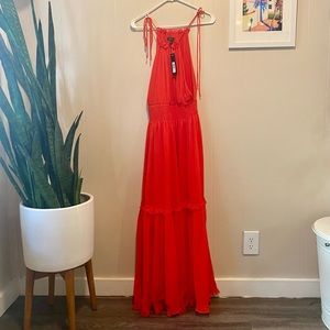 Red Banana Republic Chiffon Dress